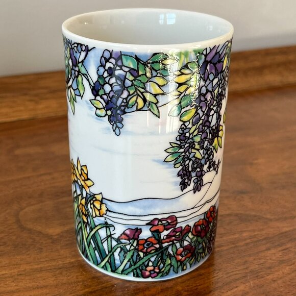 Dunoon "Tiffany" Mug Helen Sandiford Stained Glass Windows Landscape Scotland - Picture 4 of 9